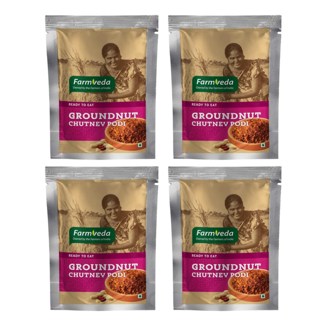 Farmveda Ready To Eat Groundnut Chutney Podi Hover Image
