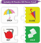Webby Opposites 2 Pieces Learning Pack Jigsaw Puzzle