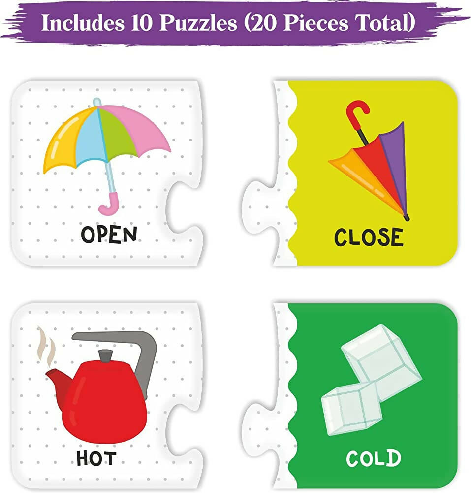 Webby Opposites 2 Pieces Learning Pack Jigsaw Puzzle