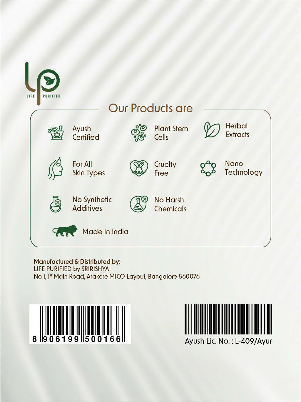 Life Purified Bahyasnehana Almond Oat Moisturiser - Body Lotion - Lavender