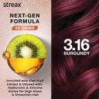 Streax Gel No Ammonia 100% Grey Coverage Hair Color - Burgundy