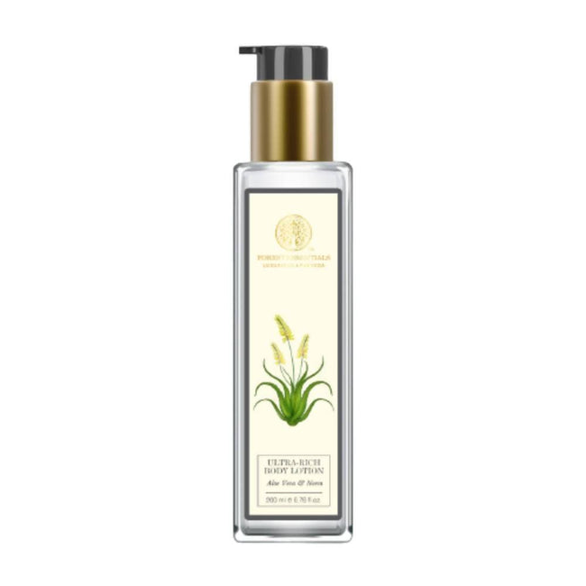 Forest Essentials Aloe Vera & Neem Ultra-Rich Body Lotion Hover Image