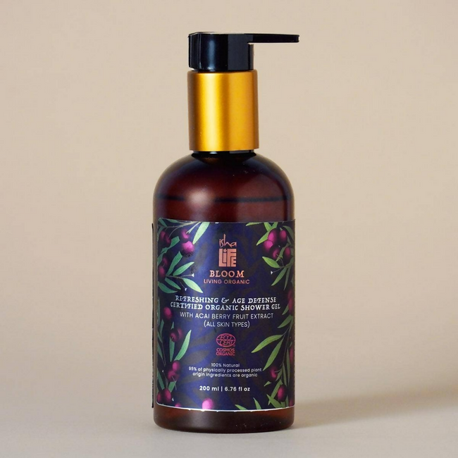 Isha Life Refreshing & Age Defence Shower Gel With Acai Berry Fruit Extract Hover Image