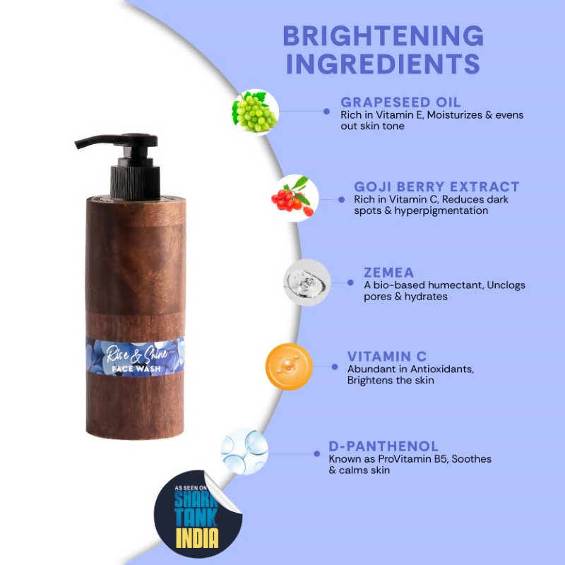 Mintree Certified Organic & Vegan Rise & Shine Brightening Face Wash