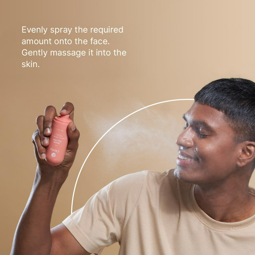 Oteria Luxury Rosette Face Mist Toner with Rose Water & Hyaluronic Acid, Toning Solution For Glowing Skin