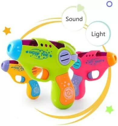 Kipa Fun Gun Colorful Musical Toy with Flashing LED Light and Sound for Kids