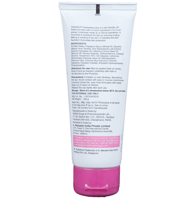 Dewderm Moisturising Lotion with Vitamin E, Aloe Vera & Jojoba Oil Main Image