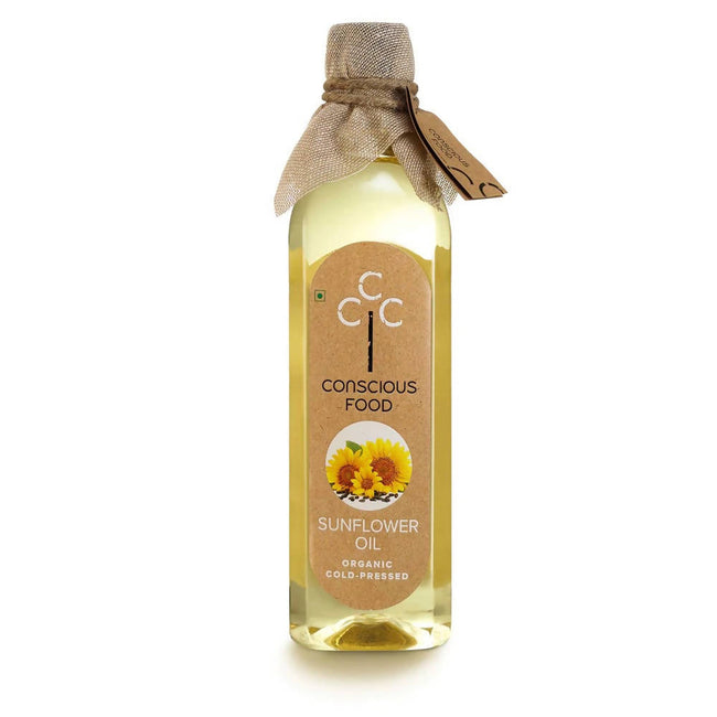 Conscious Food Organic Sunflower Cold Pressed Oil Main Image