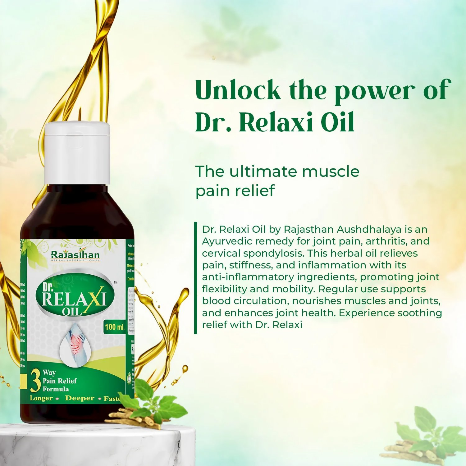 Rajasthan Herbals Dr Relaxi Oil