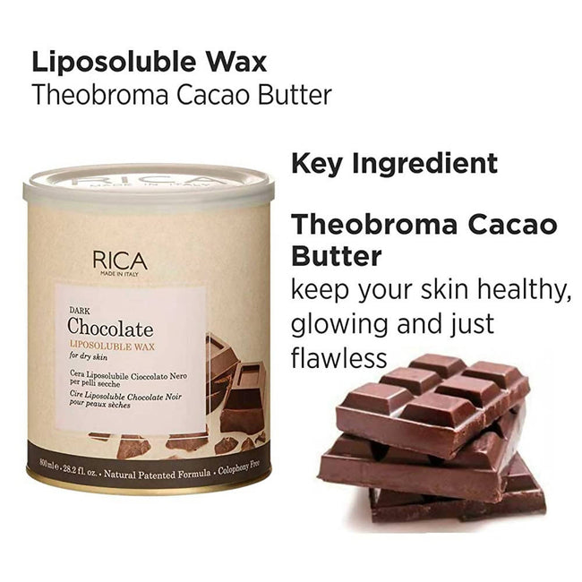 Rica Dark Chocolate Liposoluble Wax for Dry Skin Main Image
