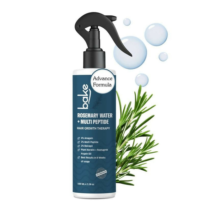 Bake Rosemary Water Hair Growth Spray With 4% Anagain, 2% Baicapil, Plant Keratin Hover Image