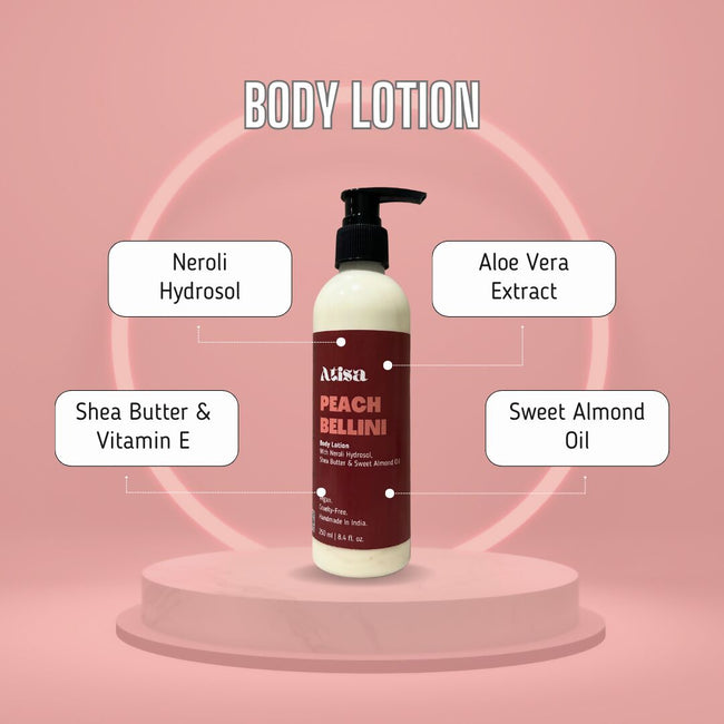 Atisa Peach Bellini Body Lotion Main Image