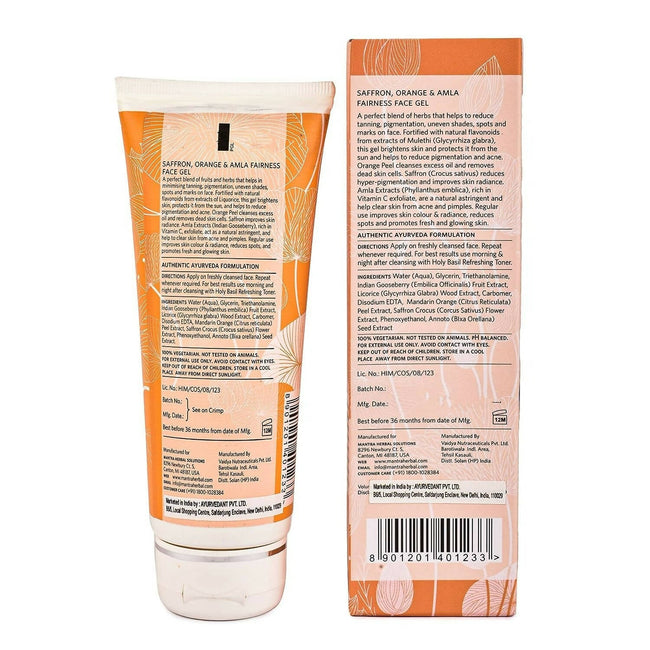 Mantra Herbal Saffron, Orange and Amla Glowing Face Gel Main Image