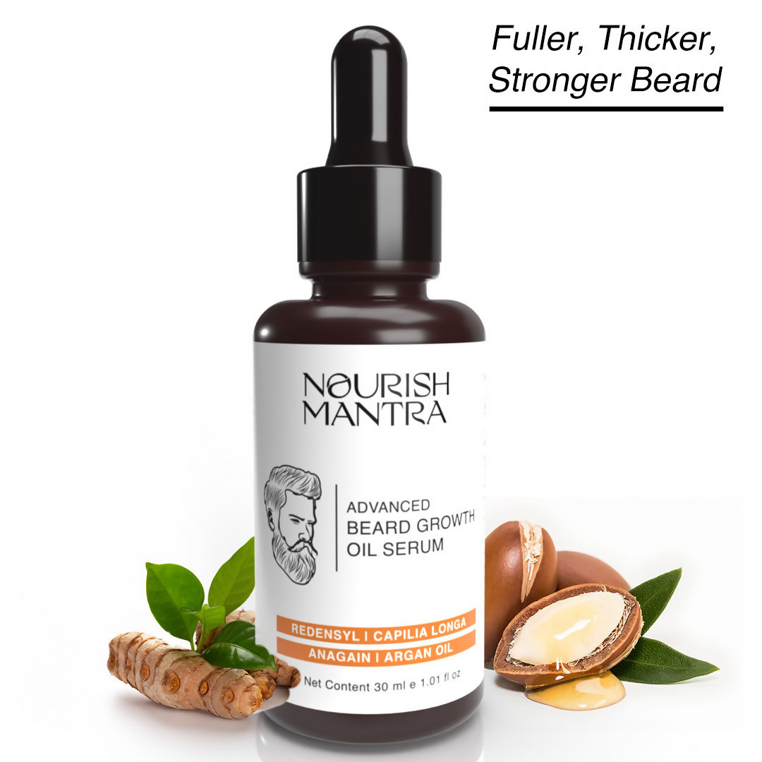 Nourish Mantra Advanced Beard Growth Oil Serum with Redensyl