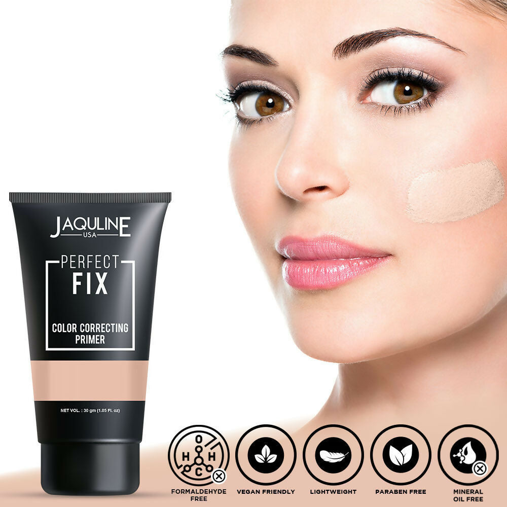 Jaquline USA Perfect Fix Color Correcting Primer - Peach