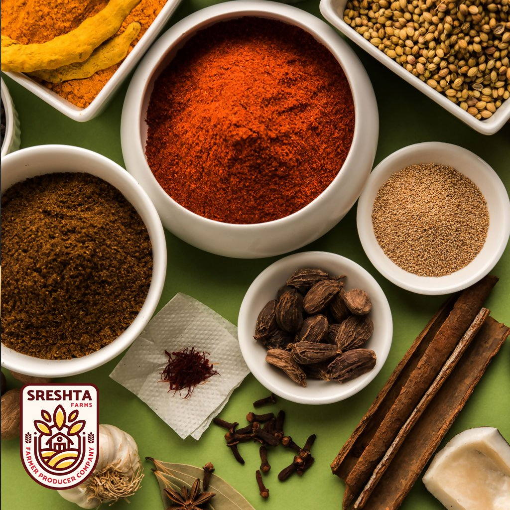 Sreshta Farms Natural Masala Chilli Powder (Kura Karam)