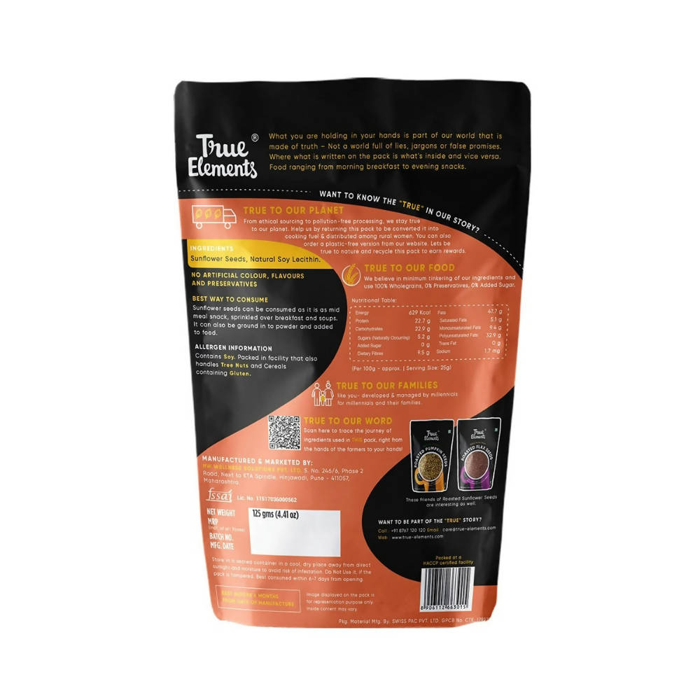 True Elements Roasted Sunflower Seeds