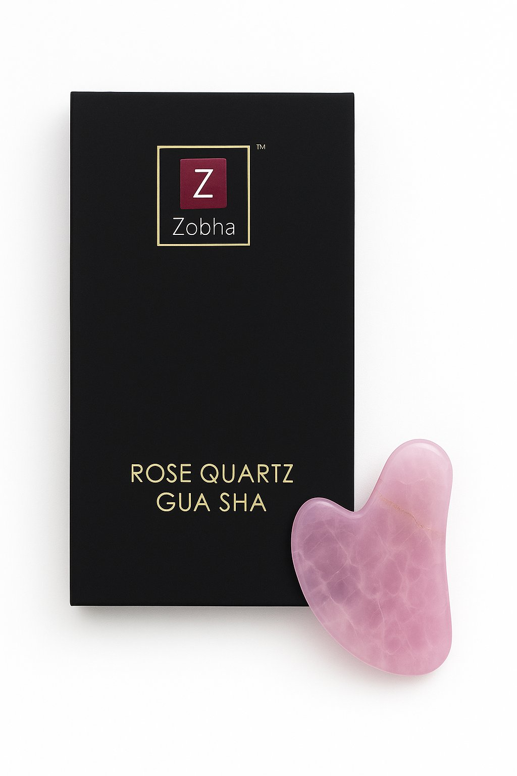 Zobha Rose Quartz Gua Sha - Limited Time Offer