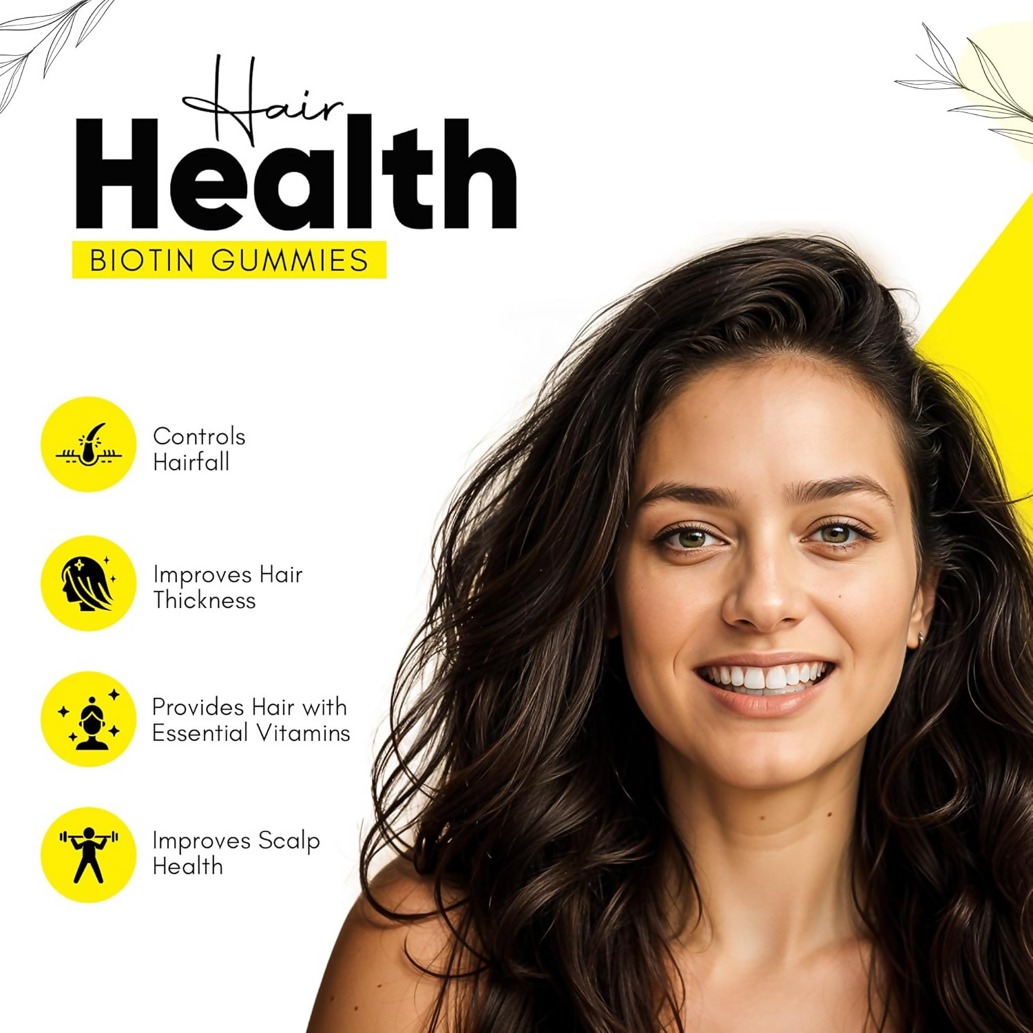 Masofta Hair Health Biotin Gummies