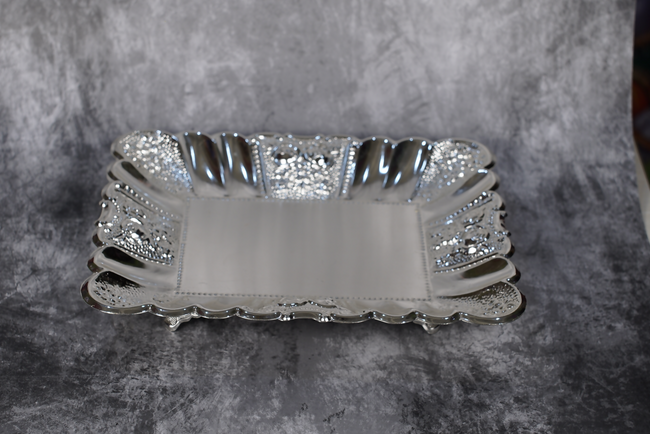 Sri Rudra Silver Tray- SR 00089 Hover Image