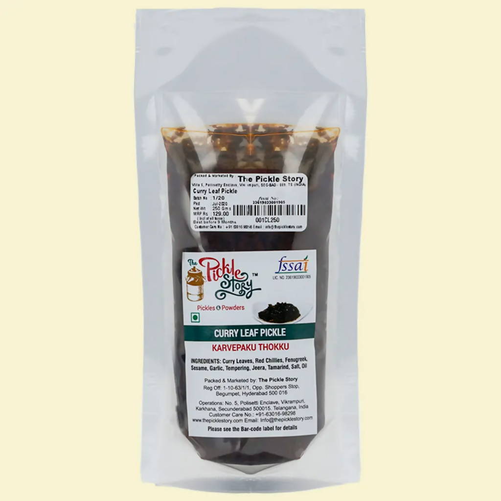 The Pickle Story Curry Leaf Pickle