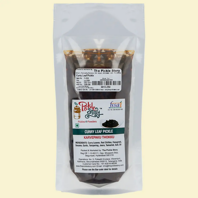 The Pickle Story Curry Leaf Pickle Main Image