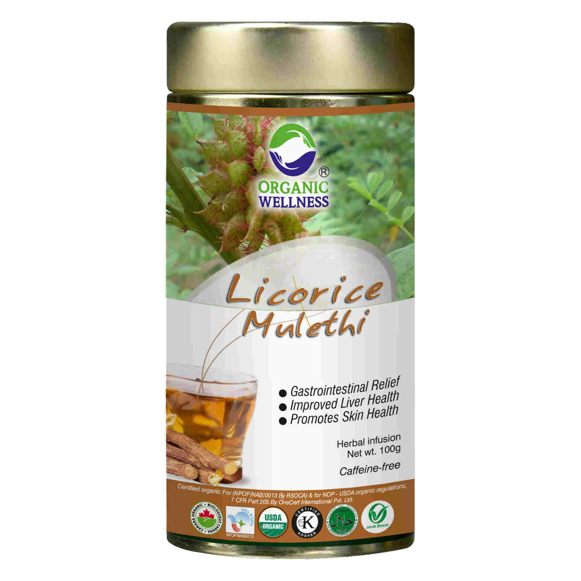 Organic Wellness Licorice Tea Tin Pack