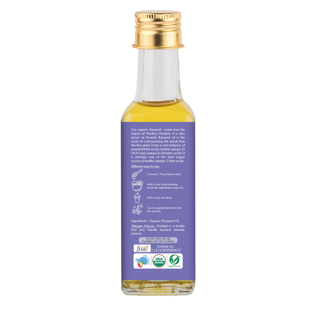Praakritik Organic Flaxseed Oil