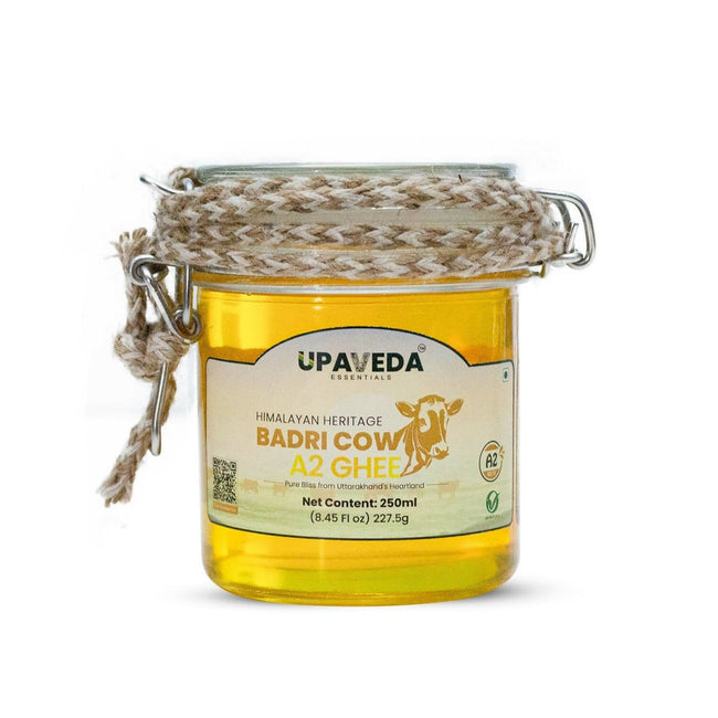 Upaveda Desi Badri Cow Pure A2 Ghee | Pure A2 Gir Cow Bilona Ghee | 100% Gir Cow Ghee | Traditional Cow Ghee Hover Image