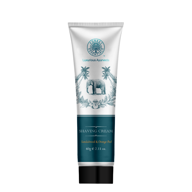 Forest Essentials Sandalwood & Orange Peel Shaving Cream