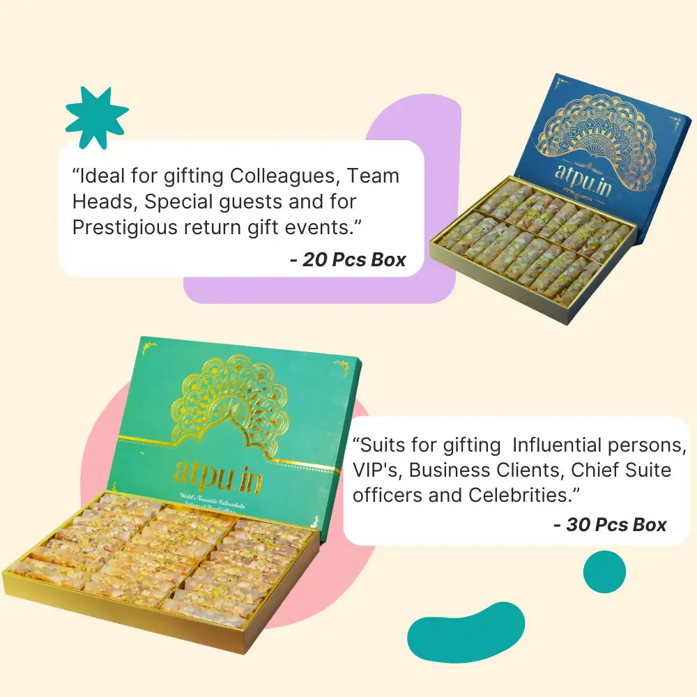 ATPU’s Sugar Free Traditional Dry Fruits Putharekulu