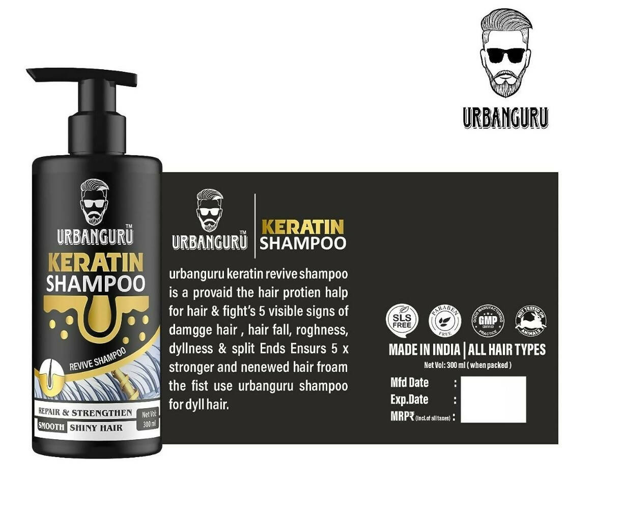 Urbanguru Men's Keratin Shampoo