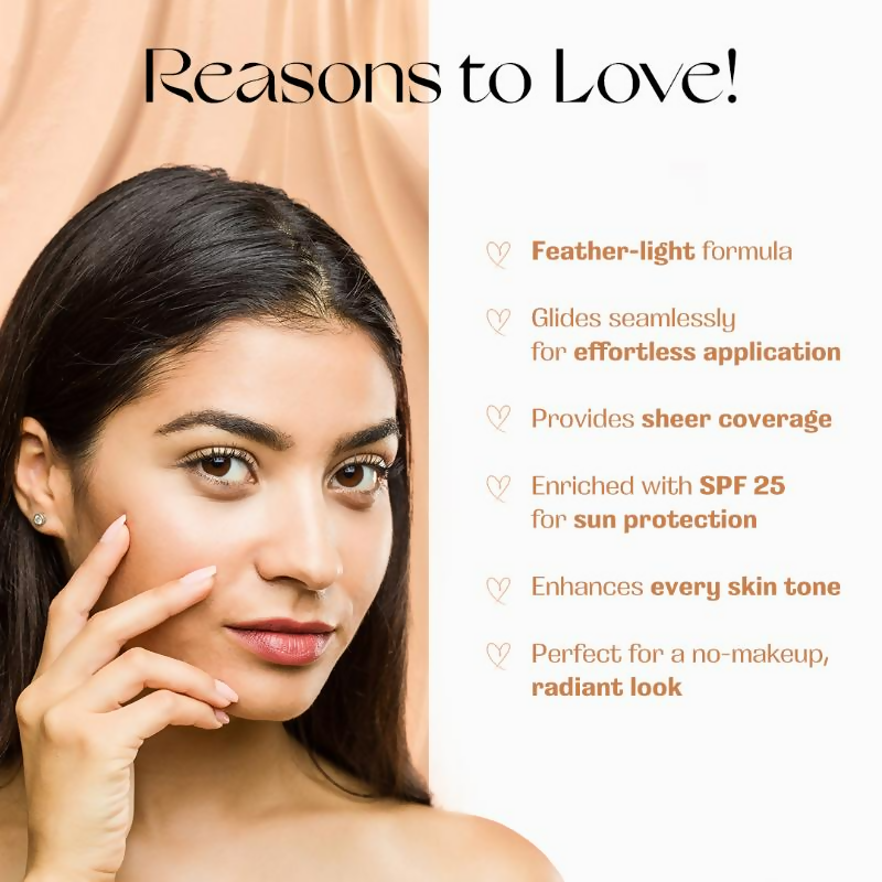 Nourish Mantra BB Cream with SPF 25 with SPF for Long-lasting, Even Coverage