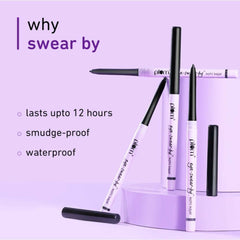 Plum Eye-swear-by Kohl Kajal - Deep Black