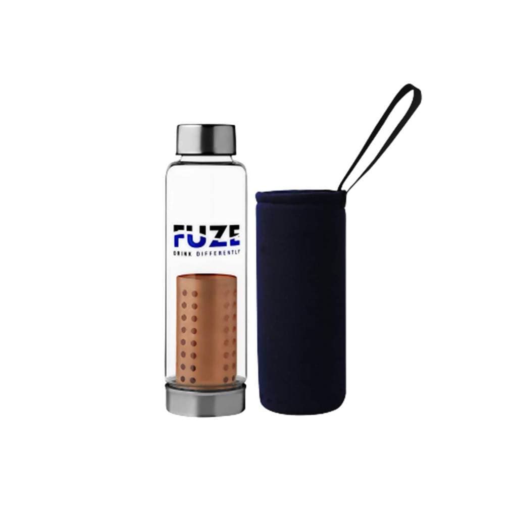 Fuze Glass Bottle With Pure Copper Filter