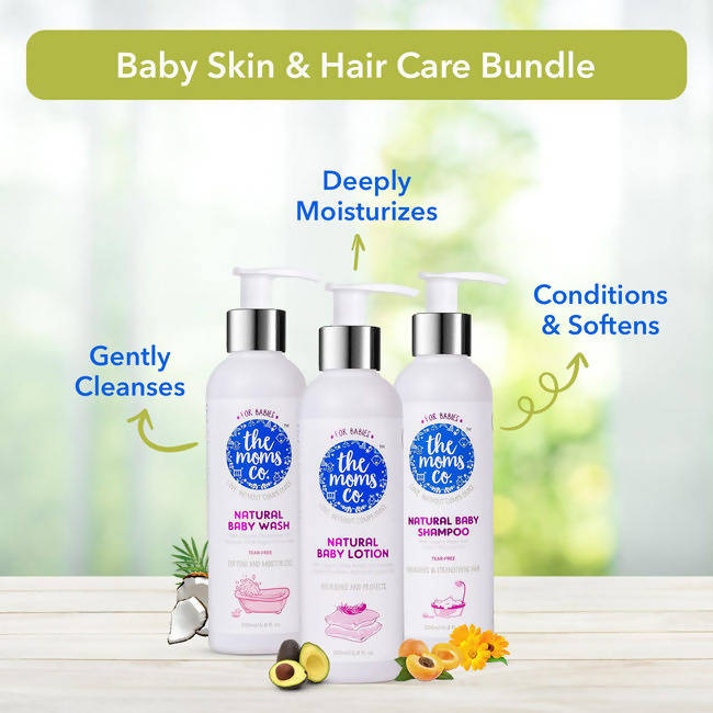 The Moms Co Natural Bath Essentials For Baby