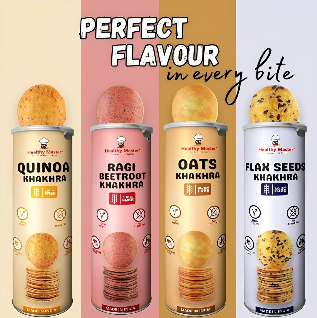 Healthy Master Roasted Oats Khakhra – Coin-Sized Crackers