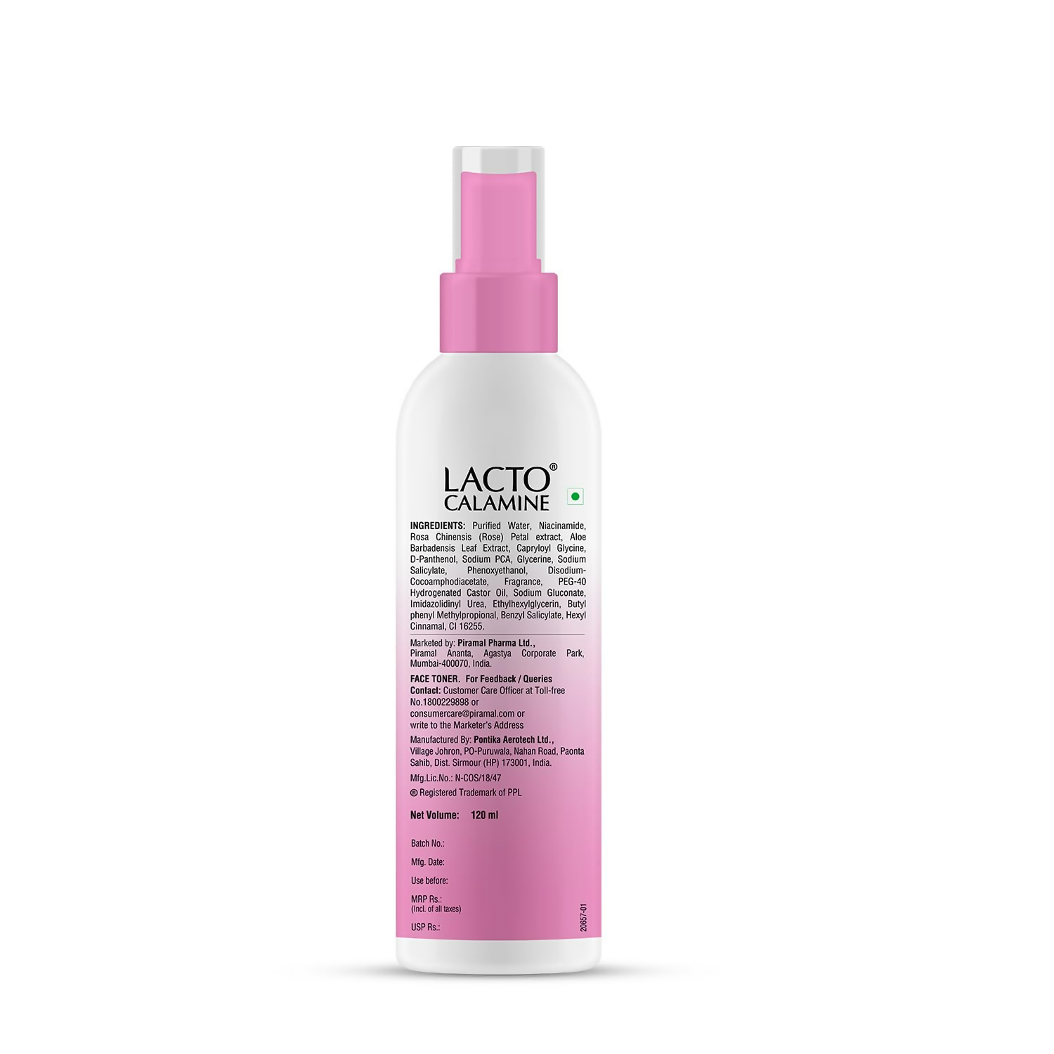 Lacto Calamine Rose Water Toner