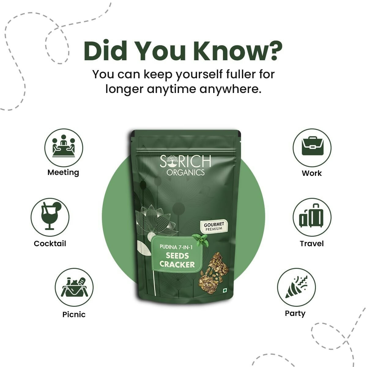 Sorich Organics Pudina 7-in-1 Seeds Cracker