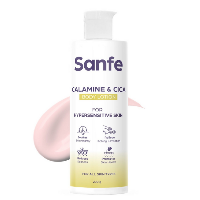 Sanfe Calamine & Cica Body Lotion Hover Image
