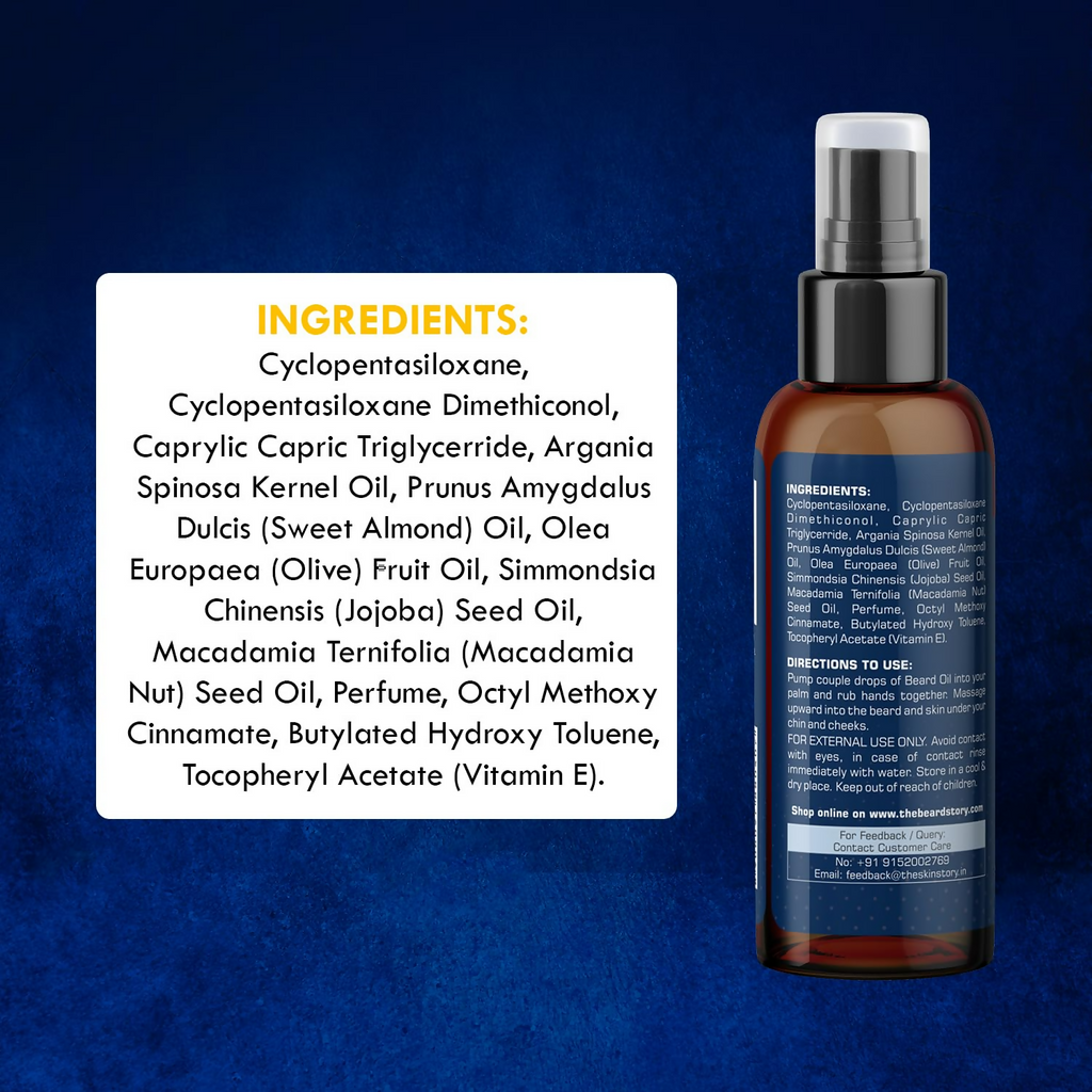 The Beard Story Beard Oil For Men