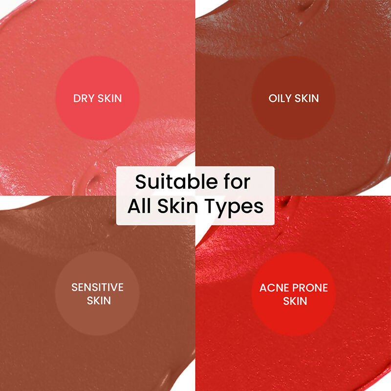 The Skin Story 100% Natural Lip Cheek Eye Tint Ayurvedic Hibiscus Moisturizing Glow - Pretty Pink