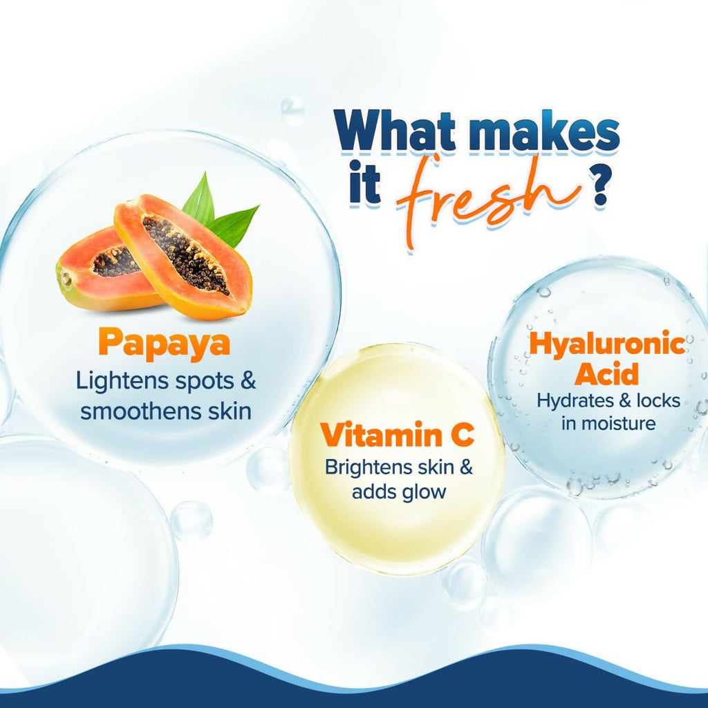 Aqualogica Glow+ Hydra Gel Moisturizer with Vitamin C & Papaya, Non Sticky & Quick Absorbing for Glowing Skin