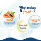 Aqualogica Glow+ Hydra Gel Moisturizer with Vitamin C & Papaya, Non Sticky & Quick Absorbing for Glowing Skin