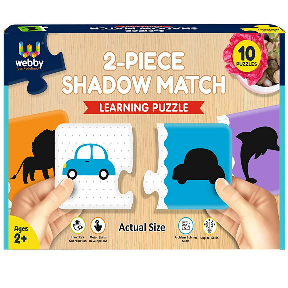 Webby Shadow Match 2 Pieces Learning Pack Jigsaw Puzzle