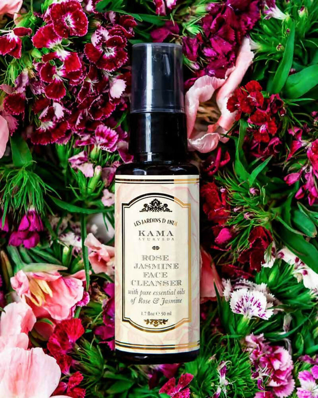 Kama Ayurveda Hydrating Summer Skin Combo - Rose Water, Rose & Jasmine Cleanser & Eladi Face Cream Main Image
