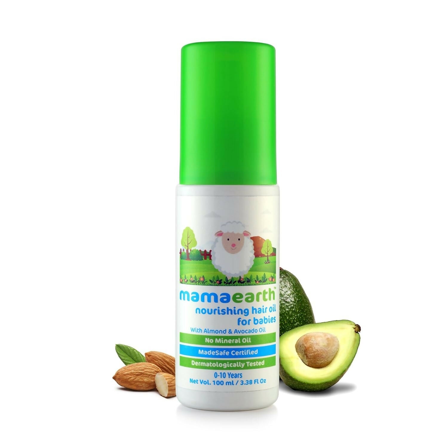 Mamaearth Soothing Massage Oil & Nourishing Hair Oil & Gentle Cleansing Shampoo for Babies