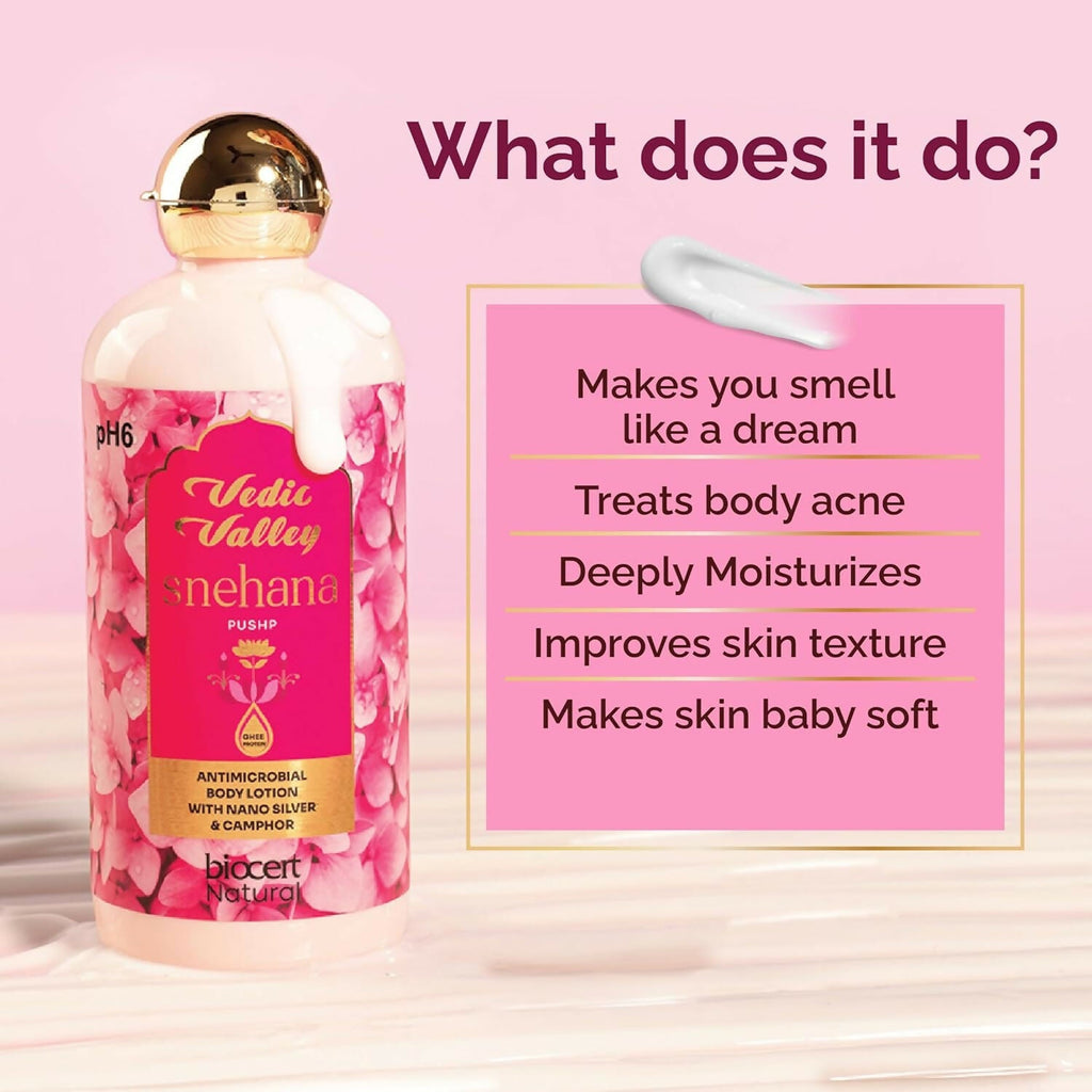 Vedic Valley Pushp Body Lotion for Women & Men