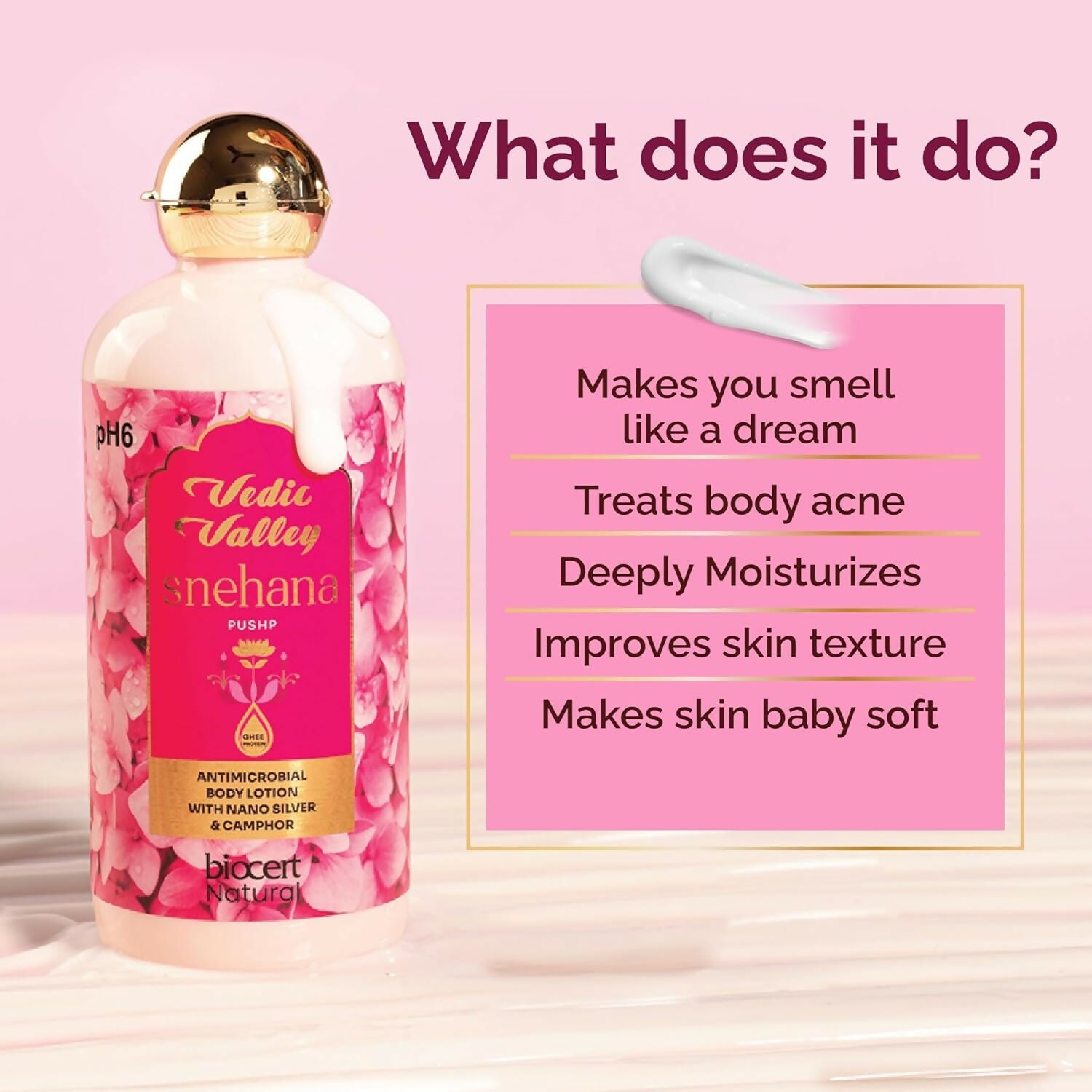 Vedic Valley Pushp Body Lotion for Women & Men