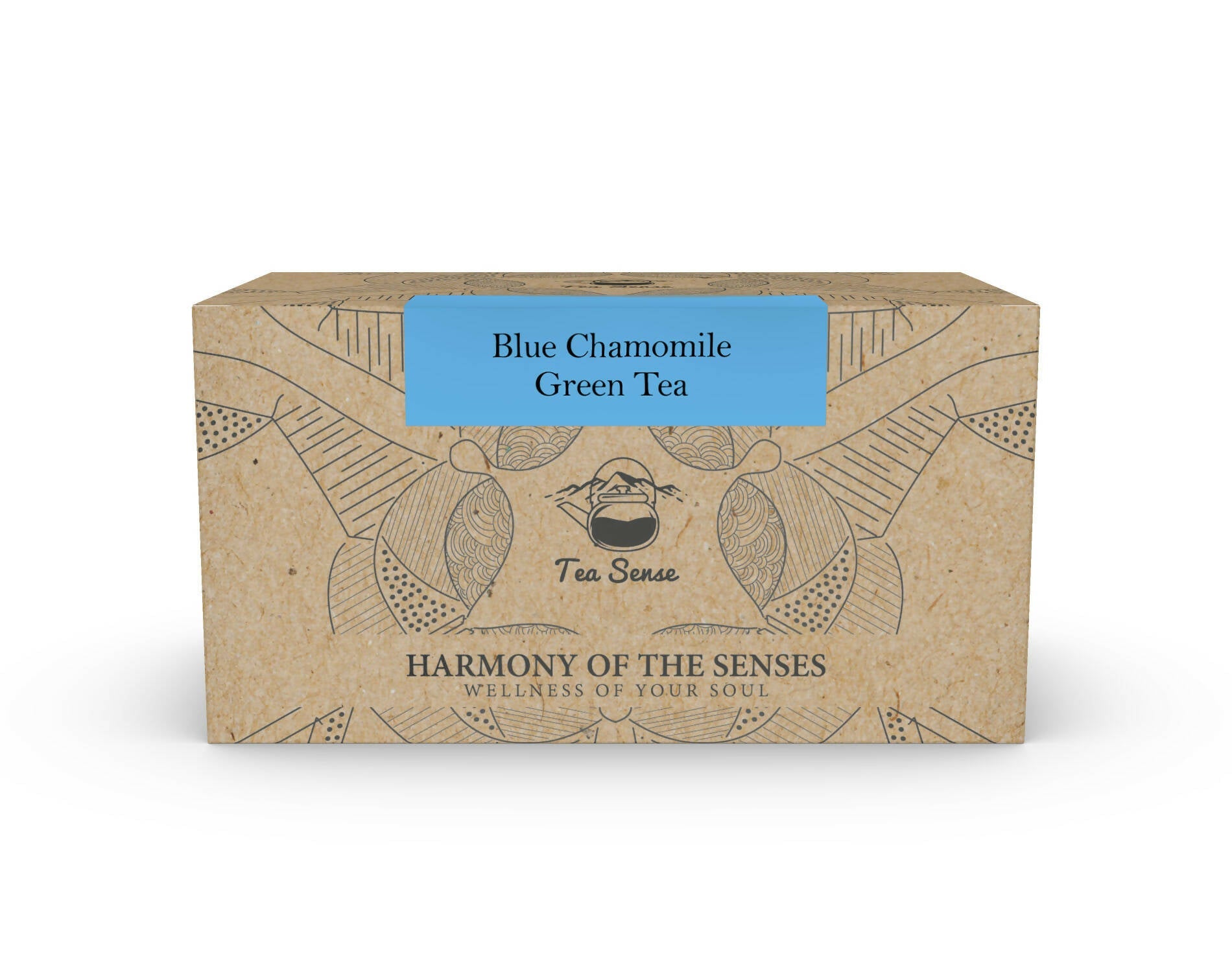 Tea Sense Blue Chamomile Green Tea Bags Box